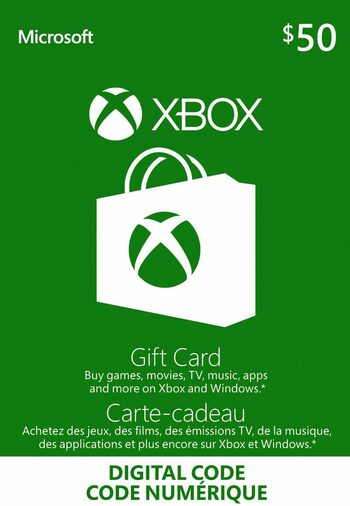 Xbox Live Gift Card 50 CAD